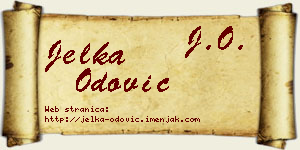 Jelka Odović vizit kartica